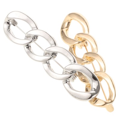  2 Pcs Anti-explosion Buckle Miss Cinch Clips for Dresses Brooch Pins Socks