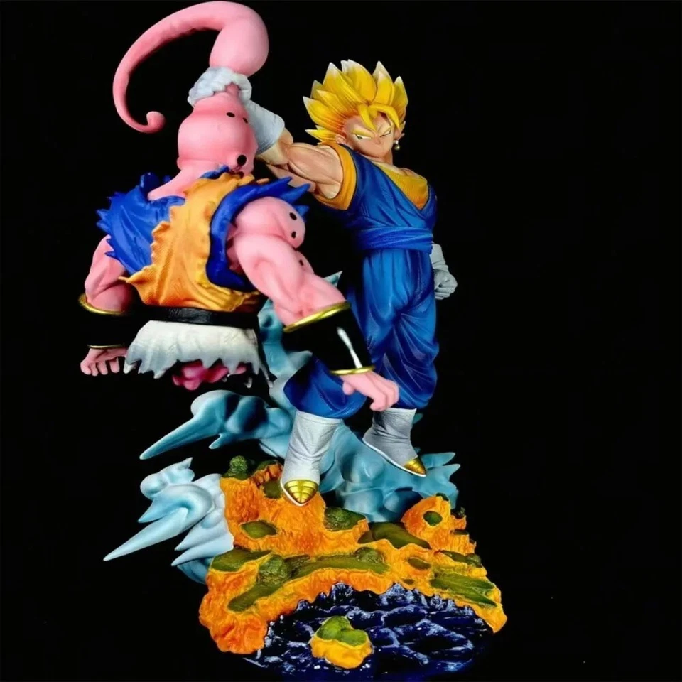 Figurine Dragon Ball Z Vegetto Buu Fusion Son Goku Vegeta Collector Manga 32cm - Photo 3/4