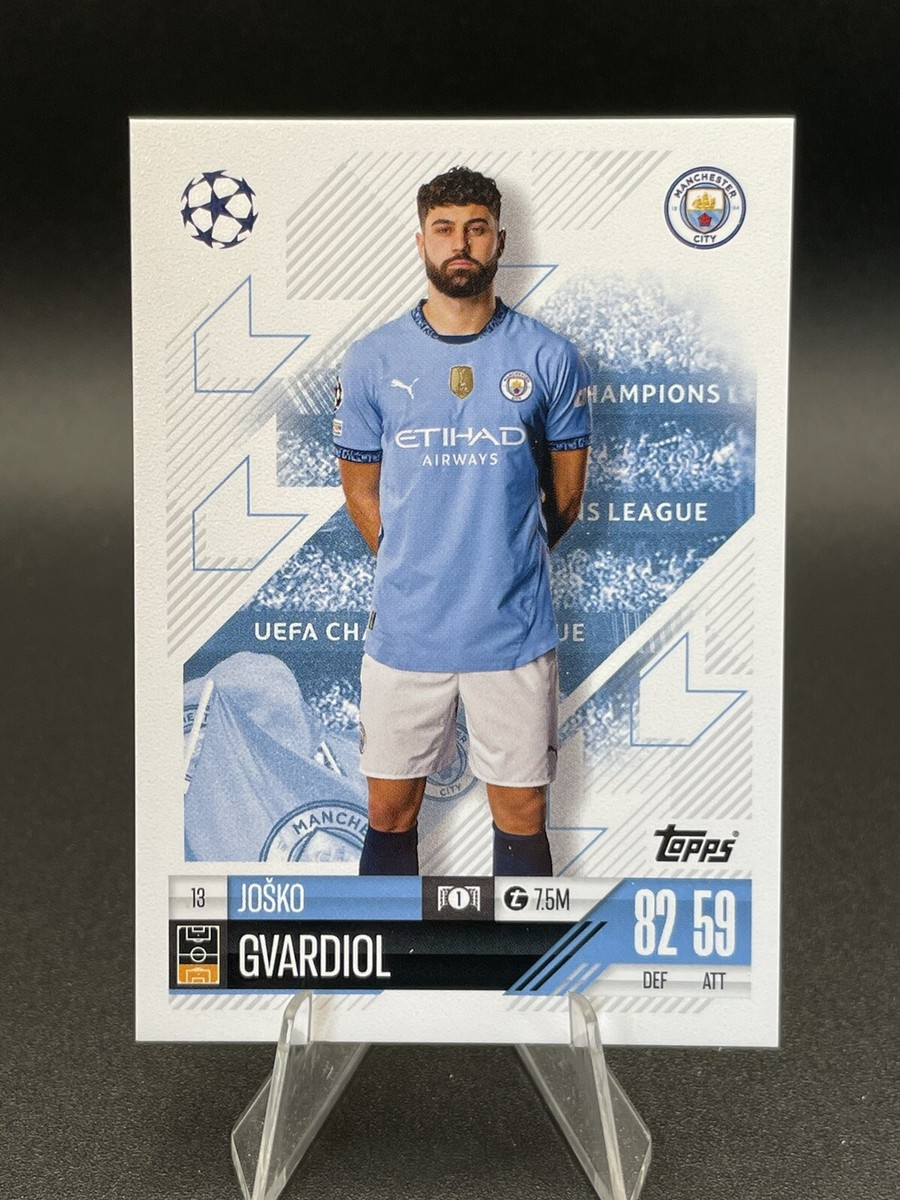 Josko Gvardiol Match Attax 2024/2025 Manchester City 24/25 Topps