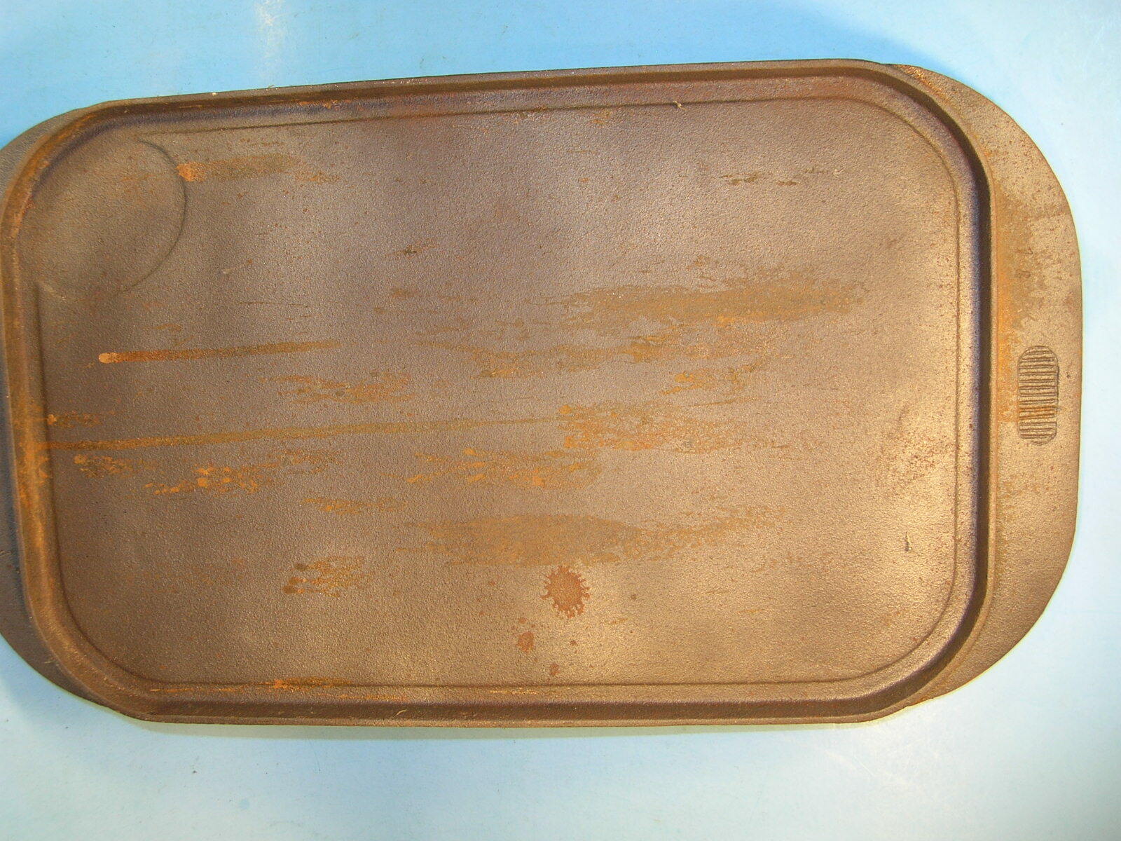 10 1/2" X 16" CAST IRON FLIP 2SIDED 2Burner GRIDDLE.. eBay