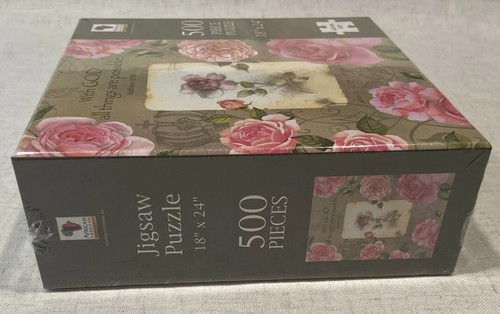 African American Expressions Puzzle Matthew 19:26 500 pc 18”x 24” Factory Sealed - Picture 4 of 6