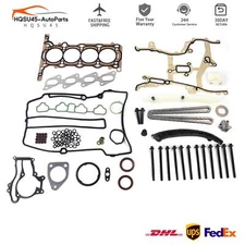 Turbo Head Gasket Bolts Set & Timing Chain Kit For 2011-15 Chevrolet Cruze 1.4L