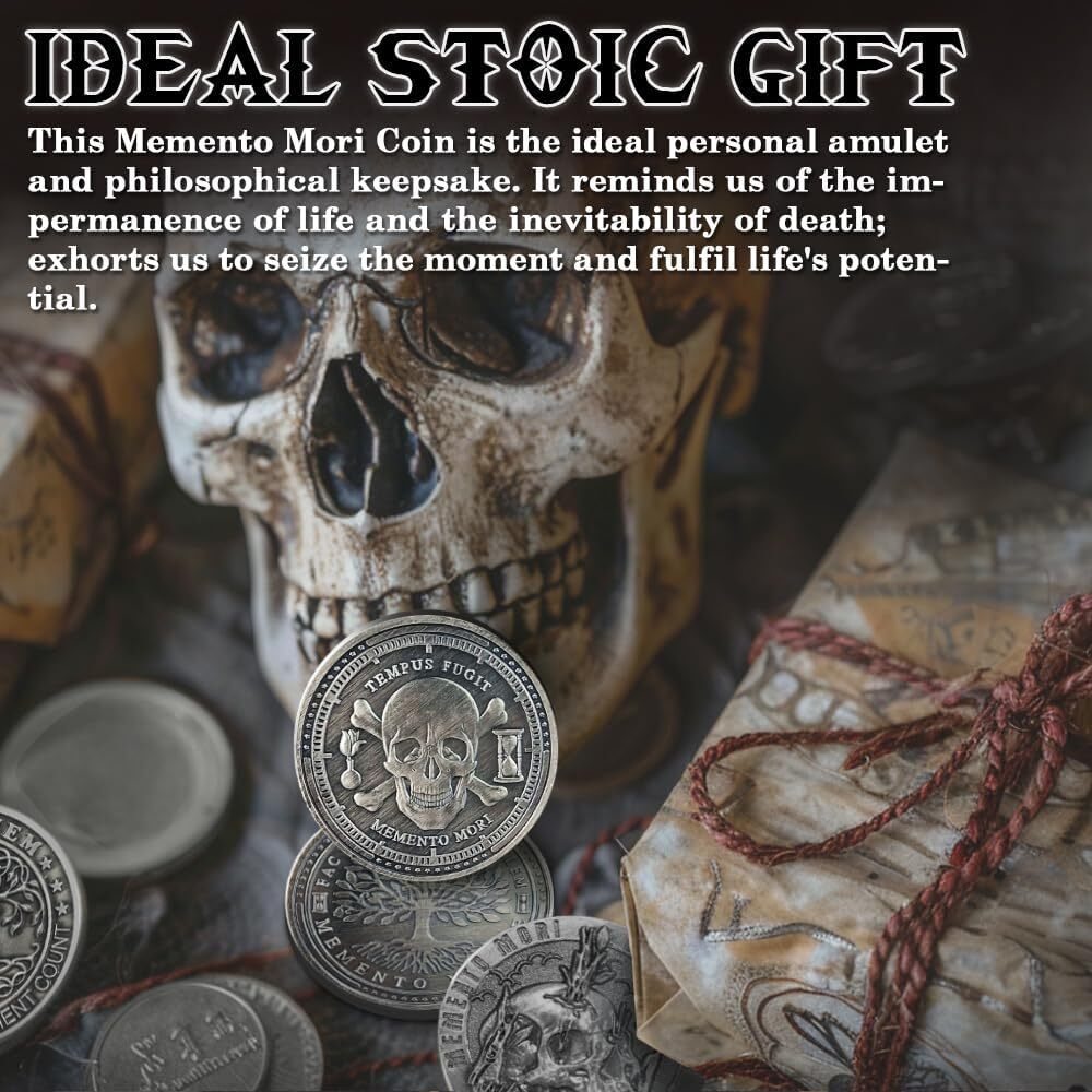 Memento Mori　Testament to Life Amazon.com: Memento Mori Memento Vivere Coin, Tree of Life