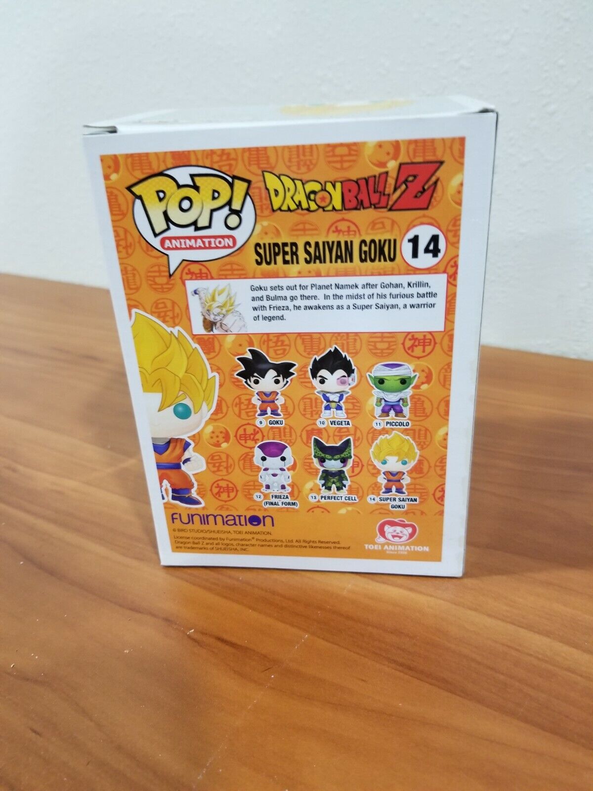 Boneco Dragon Ball Z Goku Super Saiyajin Funko Pop 14 - Papellotti