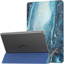 Case for Amazon Kindle Fire HD 10 Tablet 13th 2023 10.1" Trifold Stand Blue