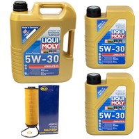 MotoröL Set Longlife III 5W-30 Liqui Moly 7 Liter + ÖLfilter FüR BMW 3Er 340 7Er