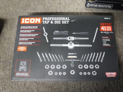 ICON TDMT-41 Piece Metric Professional Tap & Die Set 59159. for