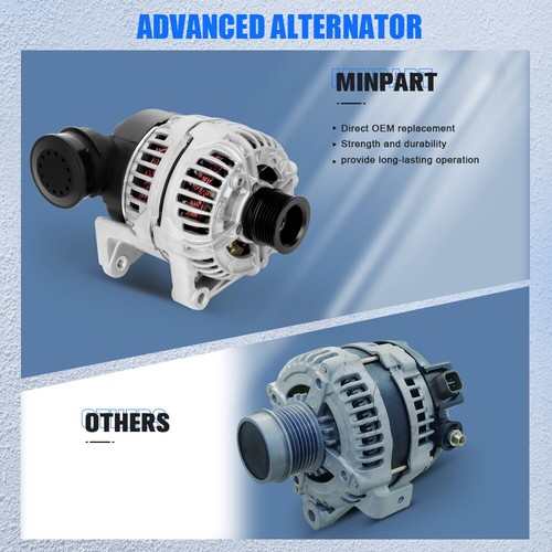 Aluminum Alternator For 1997-2006 BMW 325Ci 330xi X5 525i 530i Z3 2.5L 3.0L 2.8L - Afbeelding 7 van 9