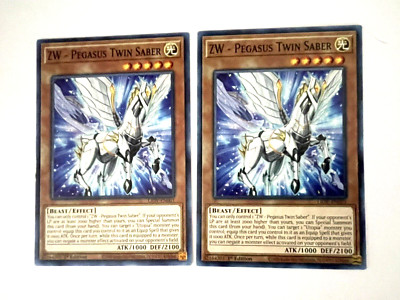 ZW - Pegasus Twin Saber - LIOV-EN001  - Common - 1st Edition - M/NM - Yugioh! X2