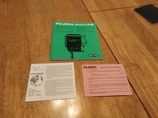 Fujica Single-8 P2 8MM Cine Film Camera Instruction Manual Only.