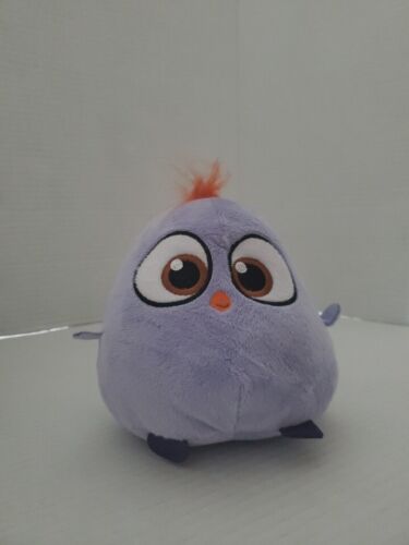 Juguete de peluche de 6" de fábrica de juguetes Angry Birds Hatchlings Will púrpura para bebé - Imagen 1 de 4