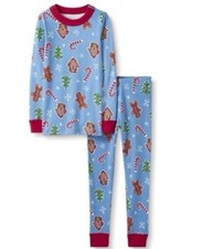 Hanna Andersson Moon  Back holiday treats two piece organic pajamas new size 10