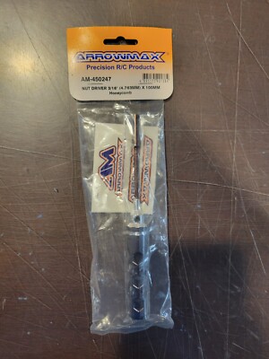 Arrowmax Nut Driver 3/16'' x 100MM Honeycomb New AM-450247 Precision R/C Product