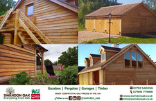Air Dried Oak Featheredge Cladding | Structure Covers, Walls, Sheds