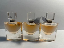 New! 3x Lancome La Vie Est Belle Eau de Parfum 0.14 Oz Each Perfume Mini Bottle