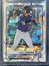 Bowman 2021 cromo #BCP-100 TERRIN VAVRA PROSPECT ATOMIC