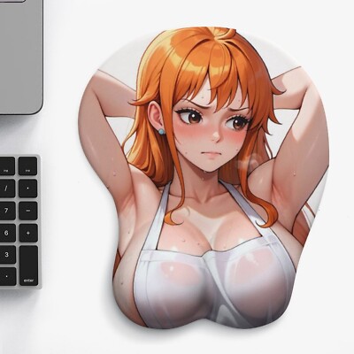 3D Nami ONE PIECE Silicone Mouse Pad Table Mat Game Pad 26x21cm