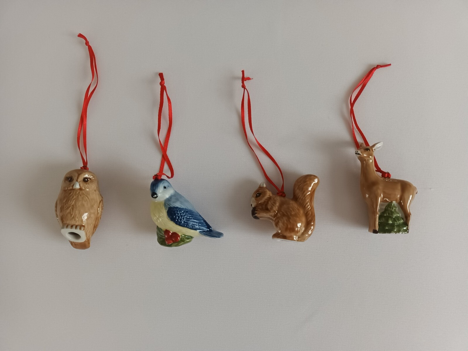 Villeroy & Boch Nostalgic Ornaments Waldtiere, Eule, Meise