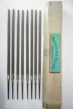 8 x Vintage Providence File Co Round Hand File 8" - Made In USA Files