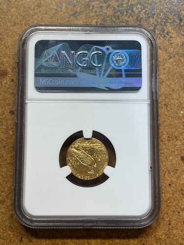 1911-D $2.50 Quarter Eagle INDIAN GOLD U.S. Coin NGC Weak D AU DETAILS 1911D - Picture 8 of 8