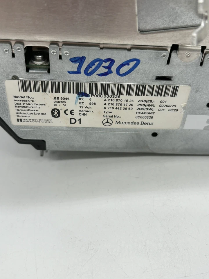 Mercedes Original W216 Navigation Mopf Headunit CD Wechsel S Klasse A2168701526 - Bild 3 von 4