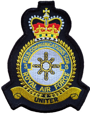3 Feldkommunikationsgeschwader RAF gestickter Aufnäher Abzeichen - EXKLUSIV
