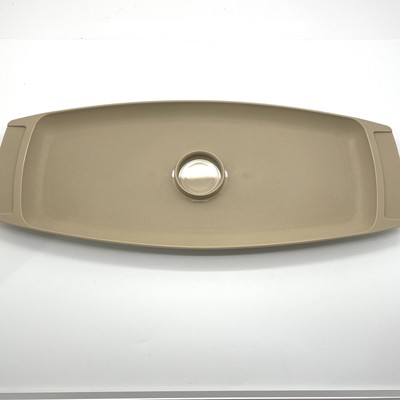 Vintage Tupperware Serve-ette tan tray  Only No Bowl #771-2 Chip Dip Relish