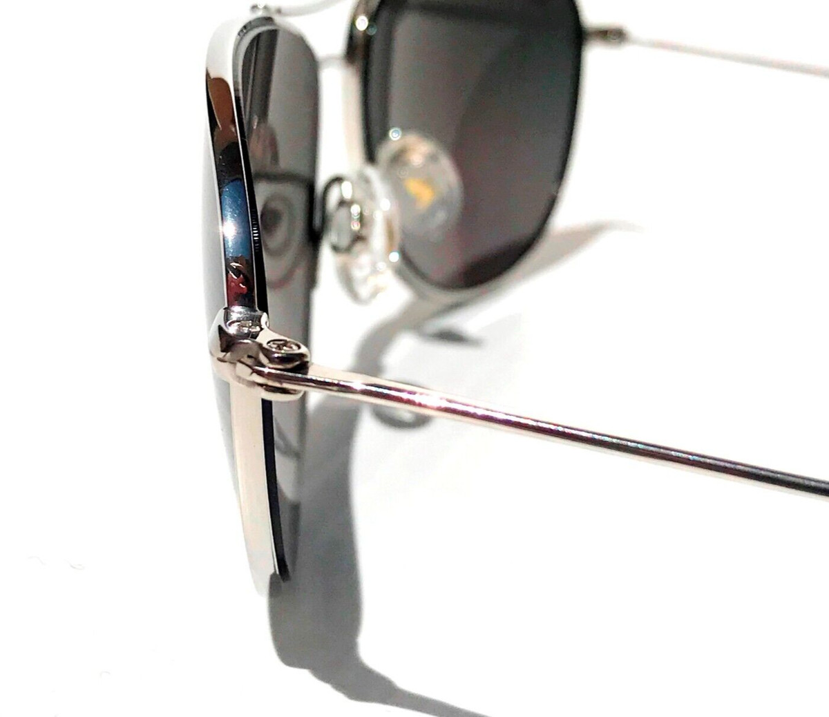 NEW Maui Jim BABY BEACH Silver POLARIZED Grey Lens Sunglass GS245