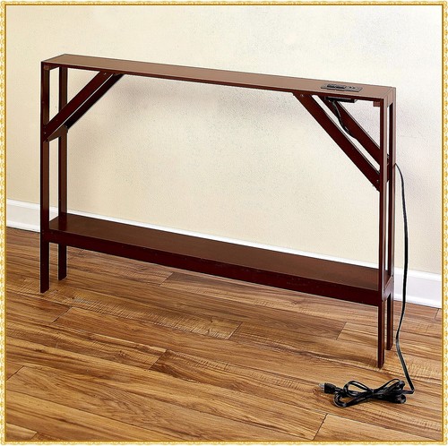 Slim Space Saver Accent Console Table Outlet USB Entryway Hallway Sofa~ 3 COLORS - Picture 21 of 25