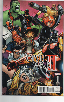 CIVIL WAR II 1 Stan Lee Collectibles.com VARIANT 2016 | eBay