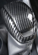 Carbon Fiber Print Gear Shift Knob Handle Cover Fits 19-25 RAV4 20-25 Highlander
