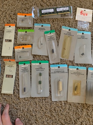 Archer/Radio Shack Huge Lot. Crucial , Jim-pak, System Connection. Capacitor Amp - Picture 4 of 12