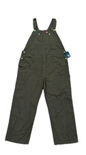 Dickies Men's Duck Bib Overalls Size 48x32 Rinsed Brown Duck Workwear BRAND NEW