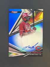 2022 Bowman's Best - Best of 2022 Autographs Yerlin Confidan #B22-YC Blue /150