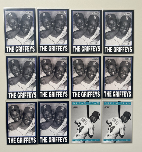 Lot of (50) Ken Griffey Jr. cards
