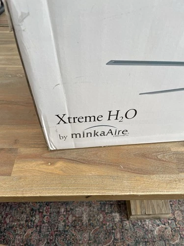 Minka Aire Xtreme H2O 65" Outdoor Indoor Ceiling Fan, Flat White F896-65-WHF NEW - Picture 2 of 10