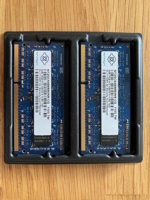 2 X Nanya 2GB DDR3 - NT2GC64B88B0NS-CG