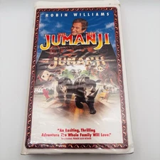 Jumanji VHS 1996 Robin Williams Columbia TriStar Clamshell