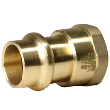 25 Pack XFITTING 1/2" Press Female Adapter, Lead Free Brass, 1/2" ProPress