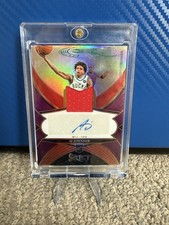 2024-25 Panini Select - Rookie Jersey Autographs AJ Johnson #RJA-AJJ Purple...