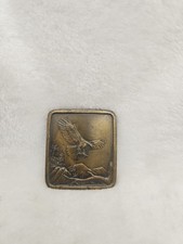 Bald Eagle U.S. National Emblem Belt Buckle Indiana Metal Craft