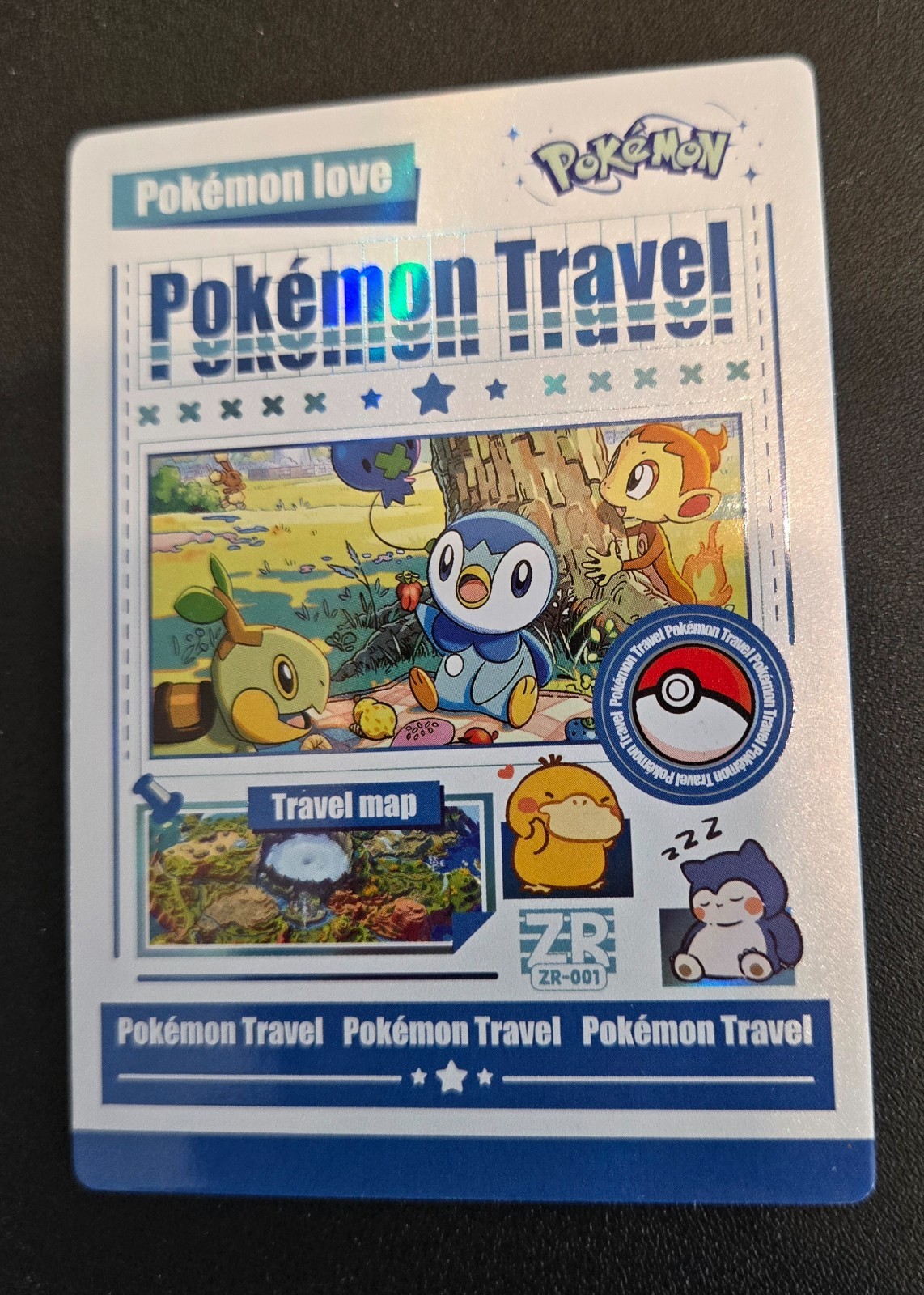 Pokemon Travel - ZR-001 - Mengka Pokemon Cards