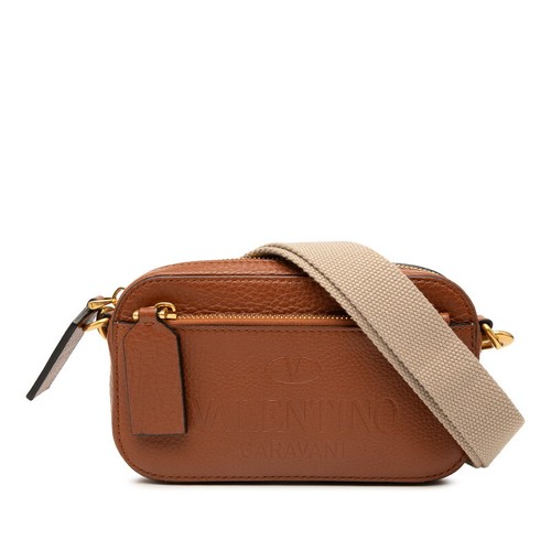 Valentino Garavani Waist Bag Crossbody Shoulder XY2B0954QPT Brown Leather Women