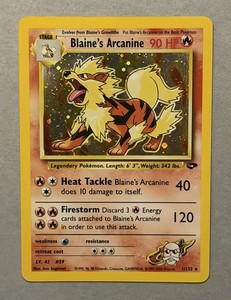 blaine's arcanine pokemon card value Blaine's Arcanine 1/132 Price 2026
