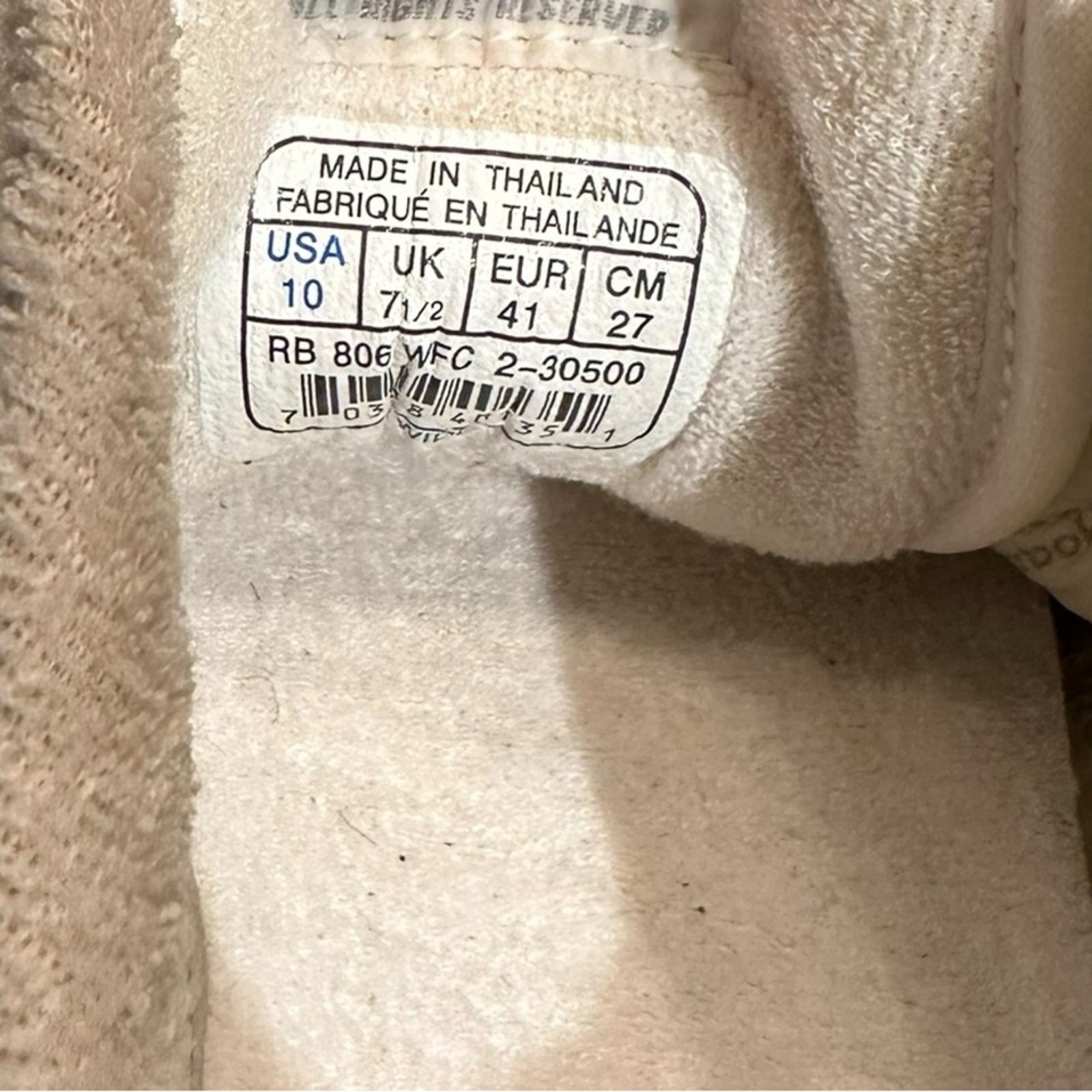 Reebok Classic White Leather Sneakers in a Womens Size 10 thumbnail 5