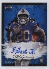 2024 Finest Rookie Blue Checkerboard Refractor 42/99 Frank Gore Jr Auto 6yz