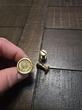 3 Warranted Superior Brass Saw Bolts
