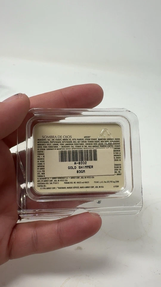 Amway Artistry eye color refill GOLD SHIMMER NOS Sealed Discontinued RATE - Image 2 of 3