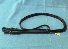 NEW 932-B Bobby’s 5/8”x54” Havana Raised w/Buckle Leather Laced Snaffle Rein