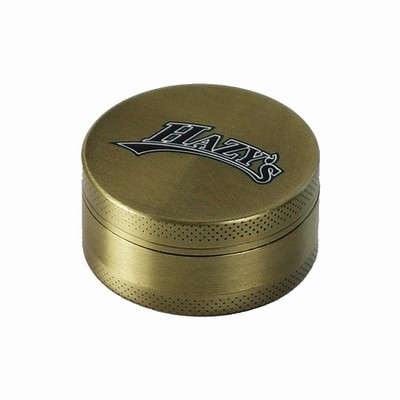 Hazy's Pocket Grinder, 48 mm, 3-teiliger Metall-Grinder mit Spachtel
